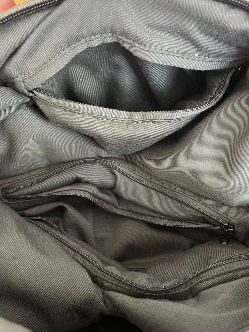 Cote & Ciel Shoulder Bag EcoYarn Grey Small Square Fabric Lined Discontinued